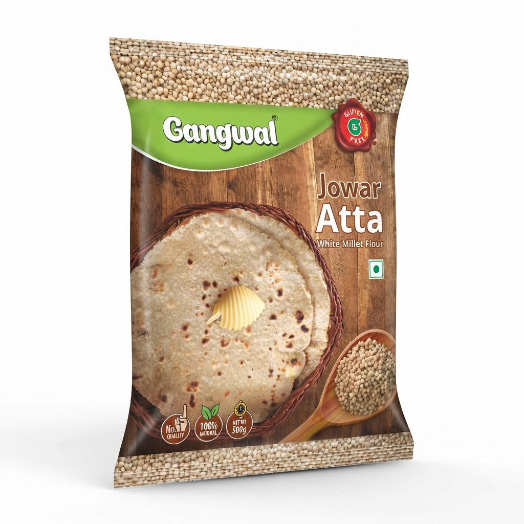 GANGWAL JOWAR ATTA 500 G 2