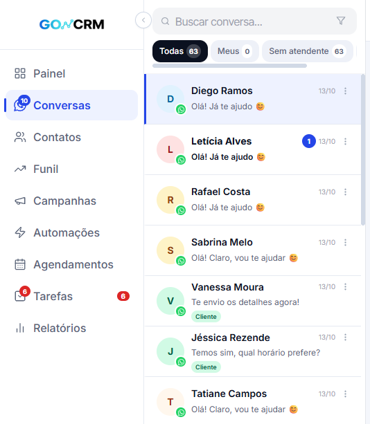 Uma caixa de entrada para o time todo