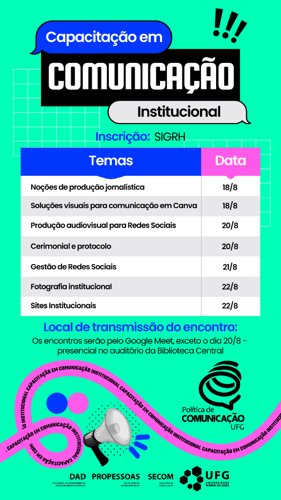 Capacitação em Comunicação — UFG