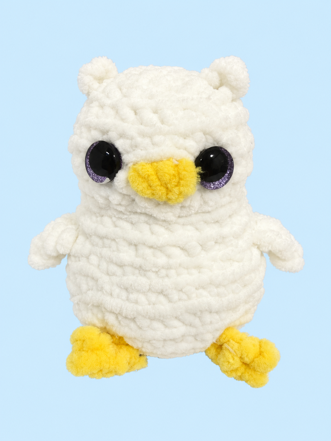 Knit White Owl