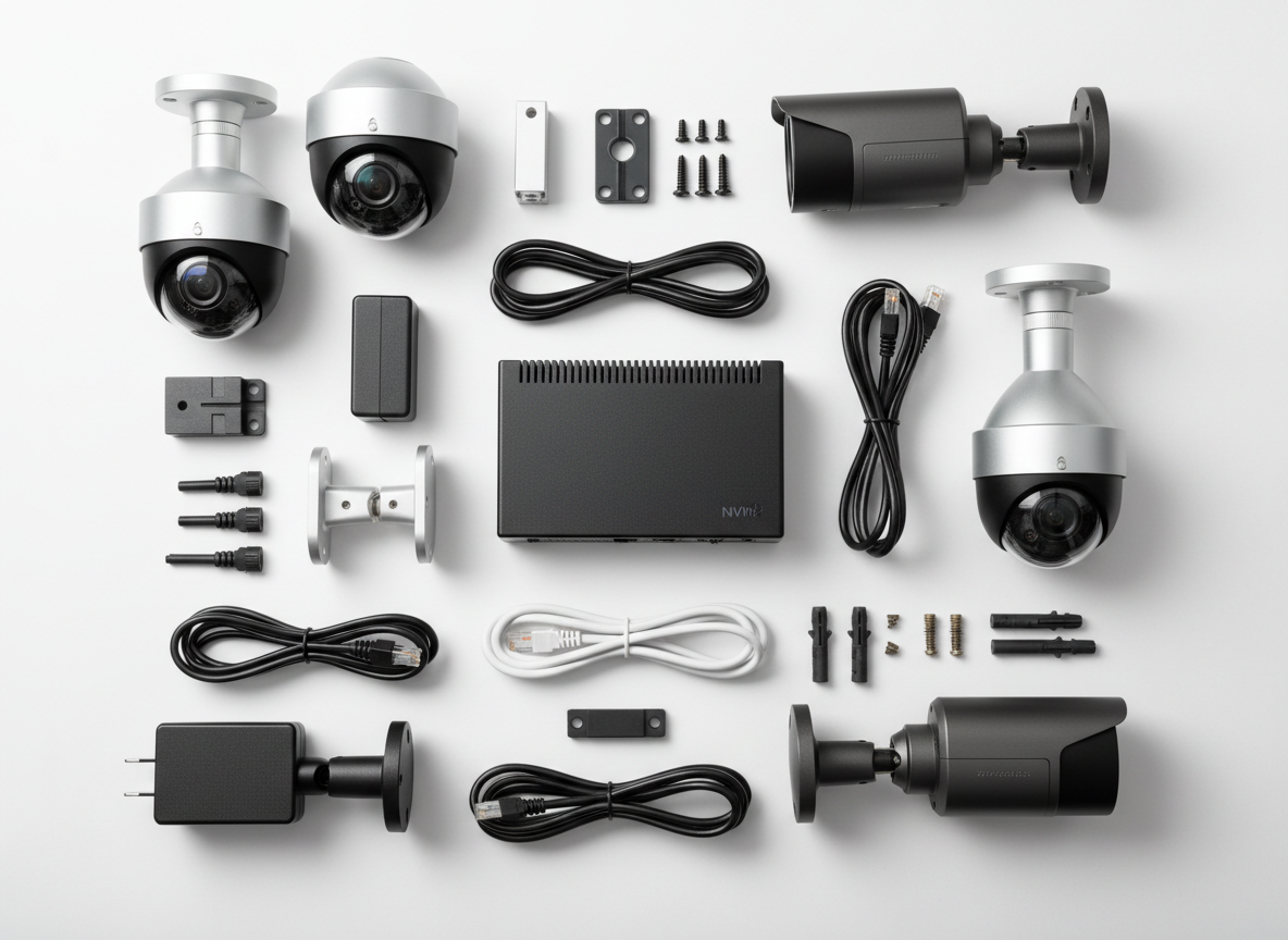 Security cameras and surveillance equipment