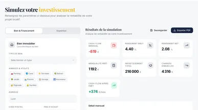 InvestSim template preview