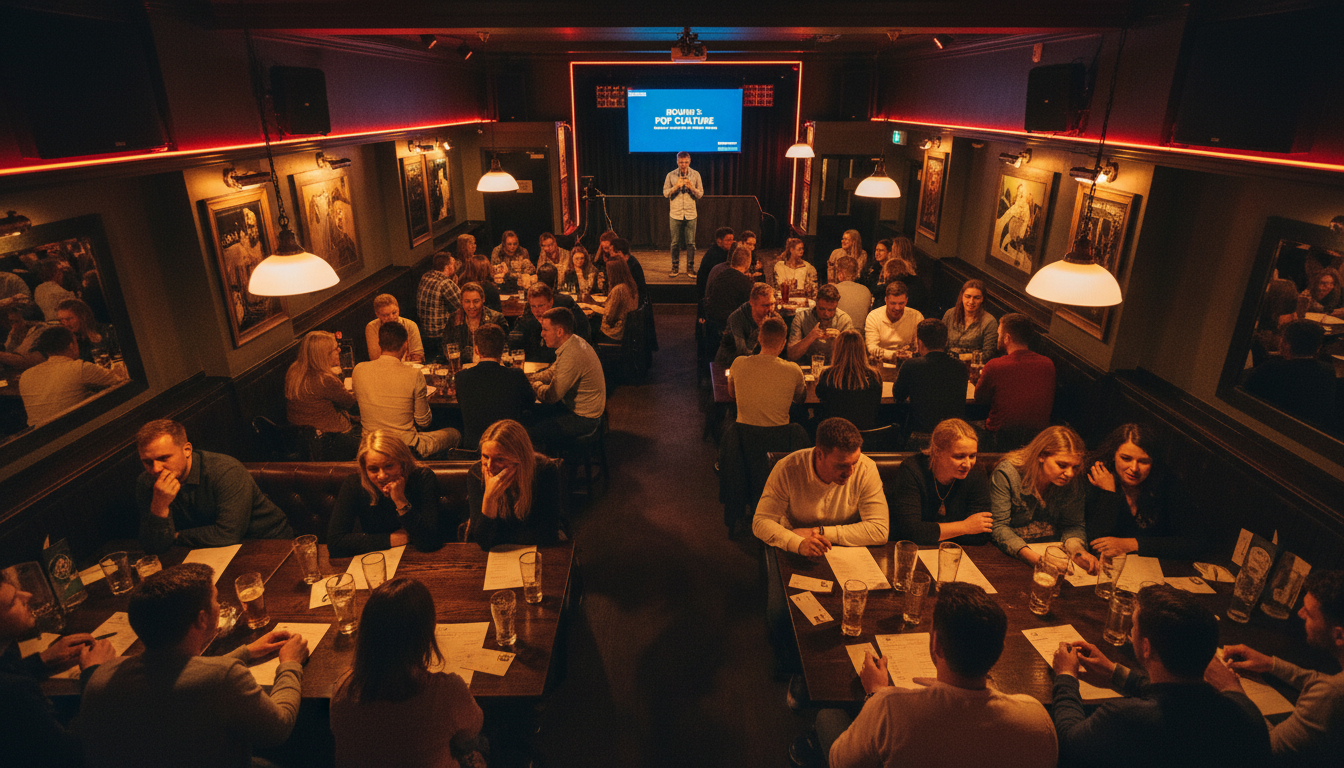 Busy pub quiz night