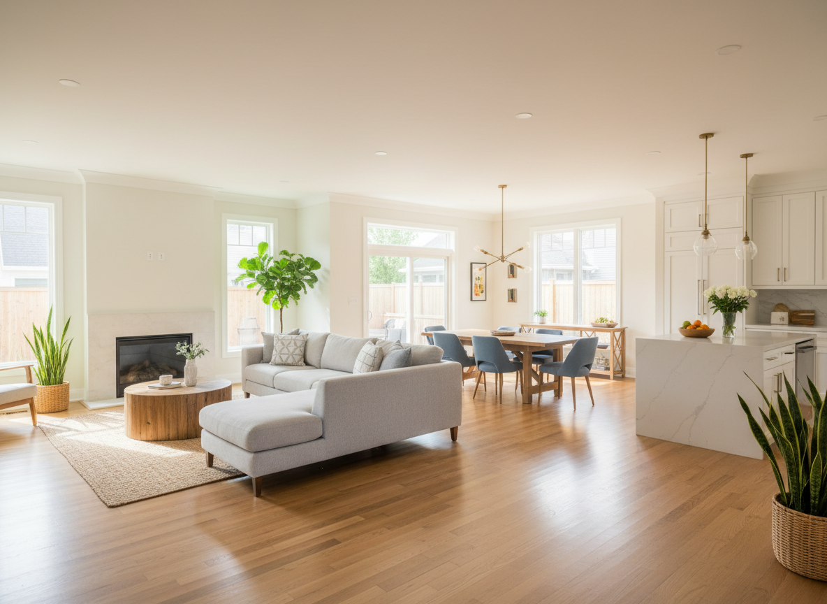Renovated home interior