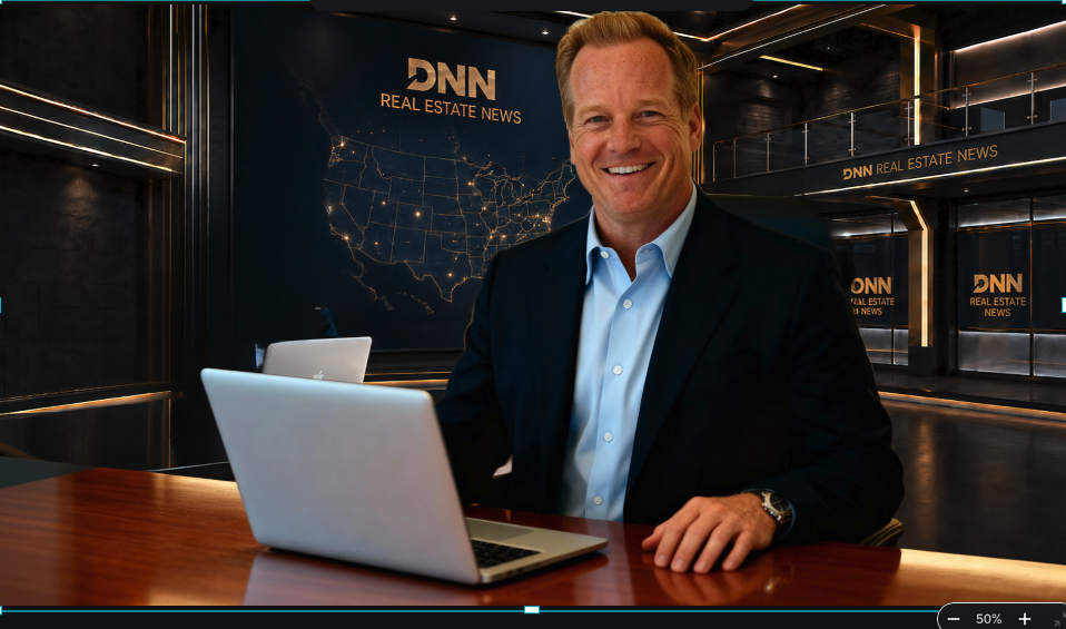 Charlie Simmons at Desk with Computer
