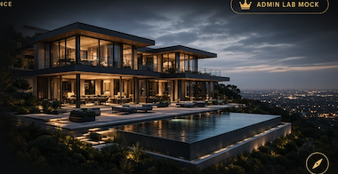 Luxury Estate at Night