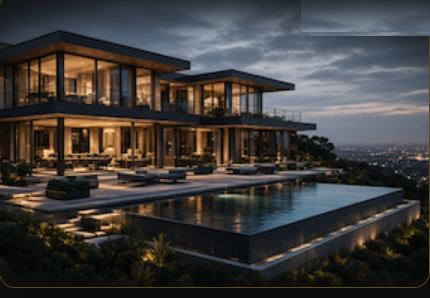 Dyson Homes Luxury Estate at Evening
