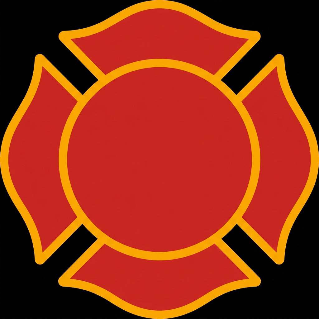 Hightstown Fire Department Maltese Cross