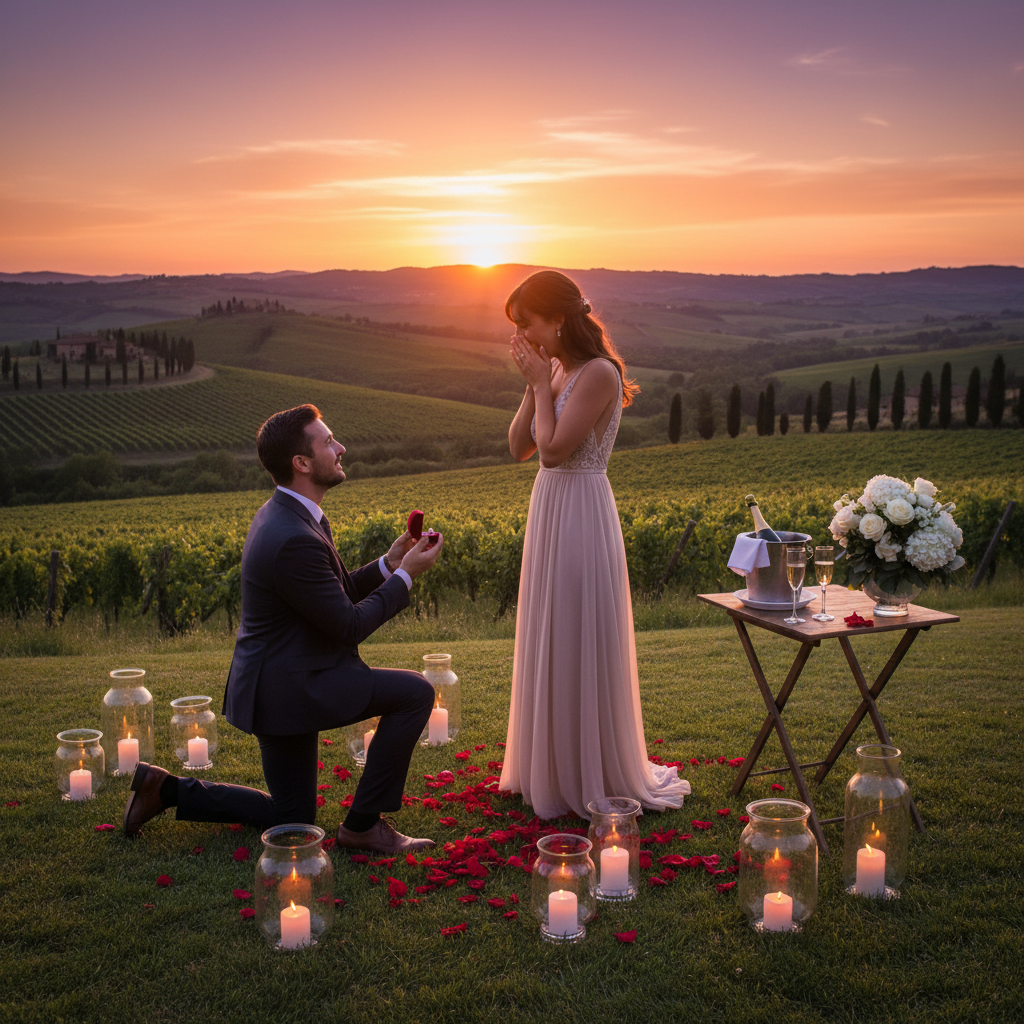 Personalized marriage proposal