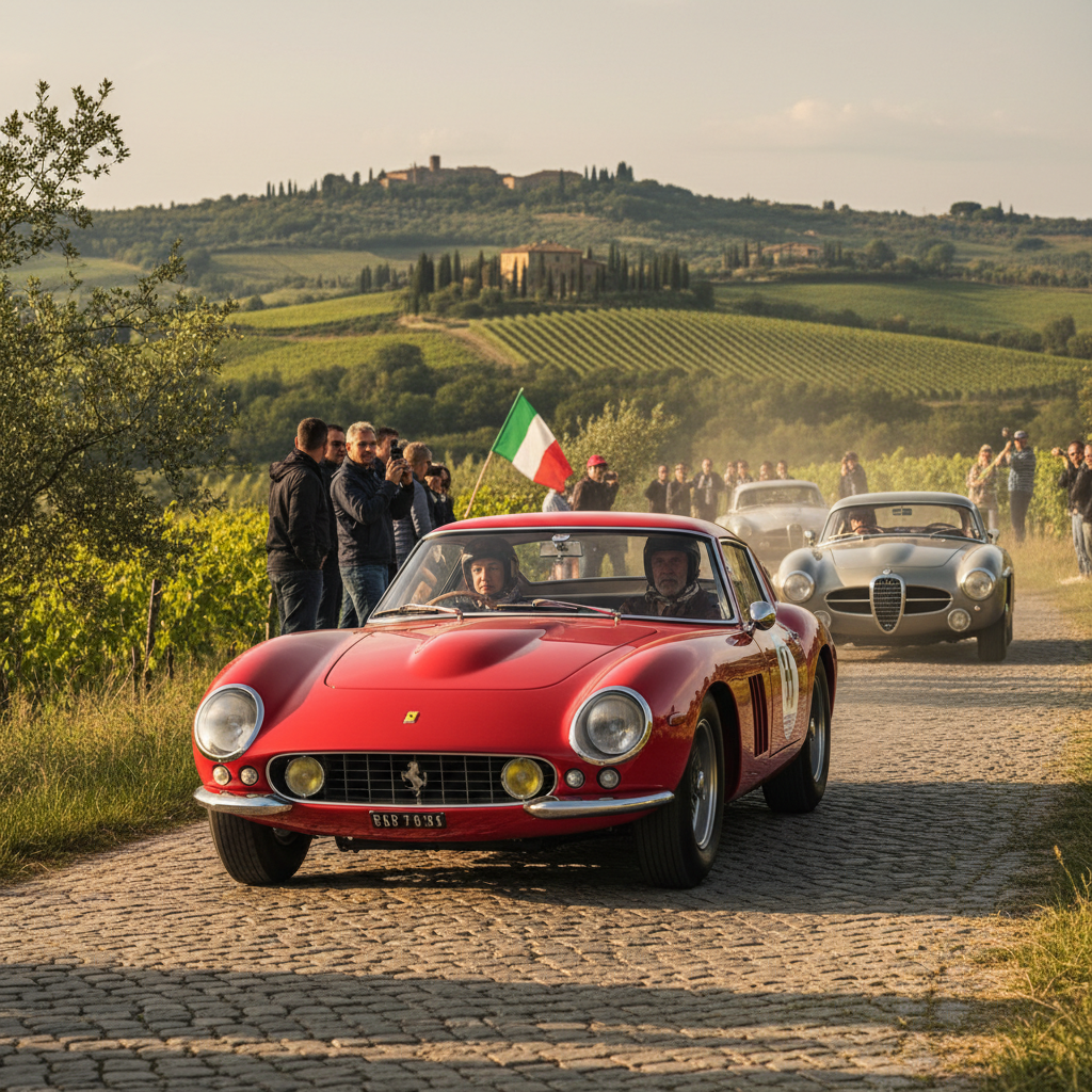 Ferrari and vintage car rental
