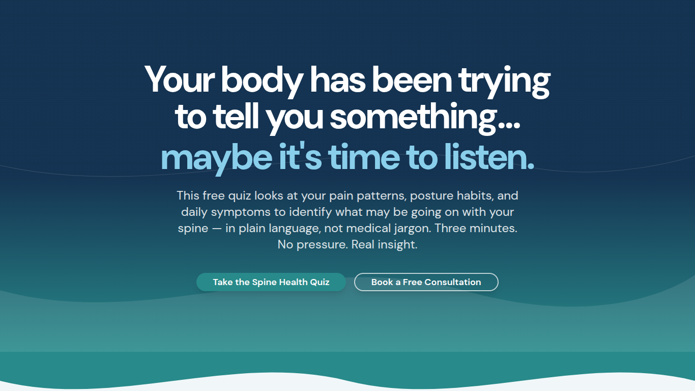 Quiz landing page  template preview