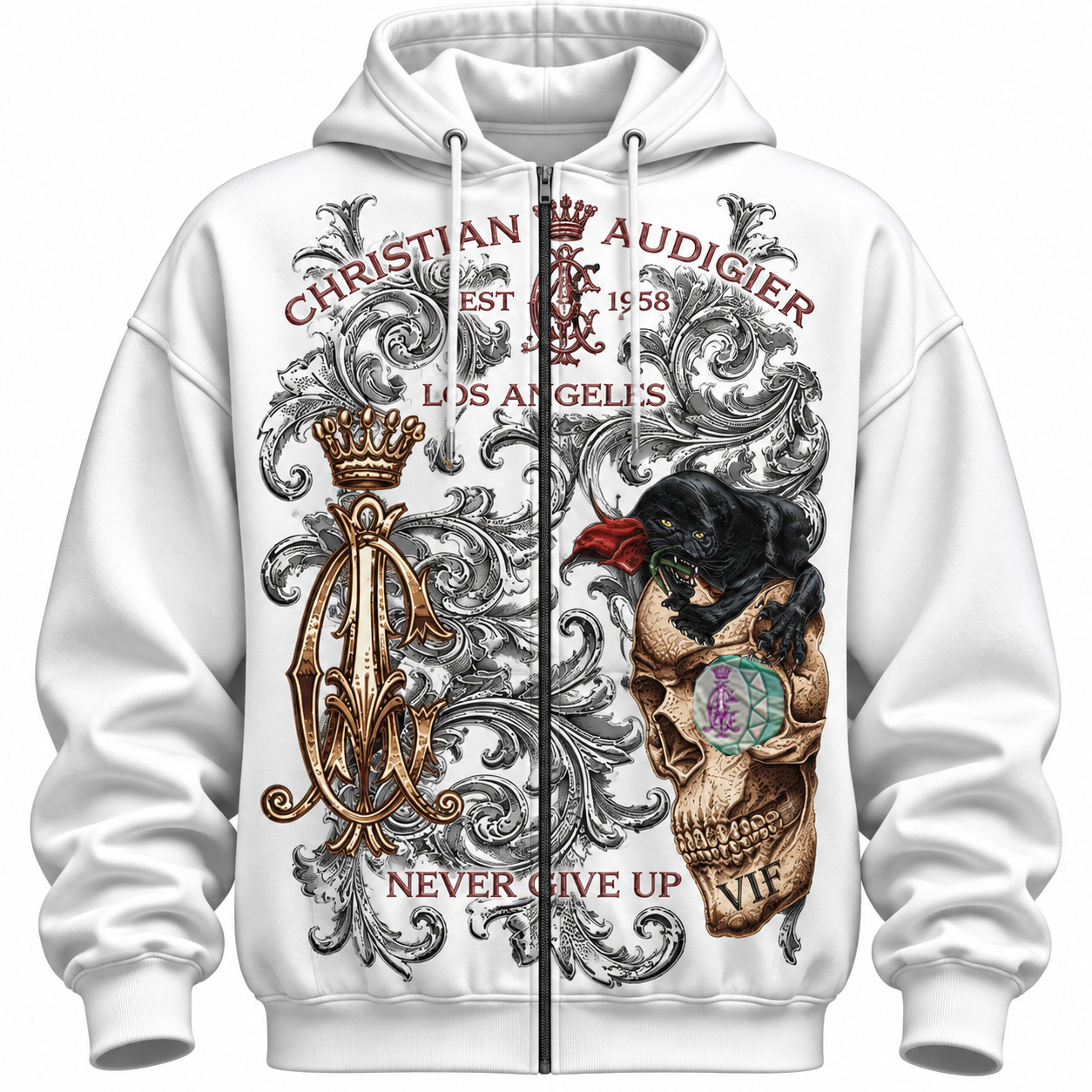 Sweat Skull Never Give Up 2
