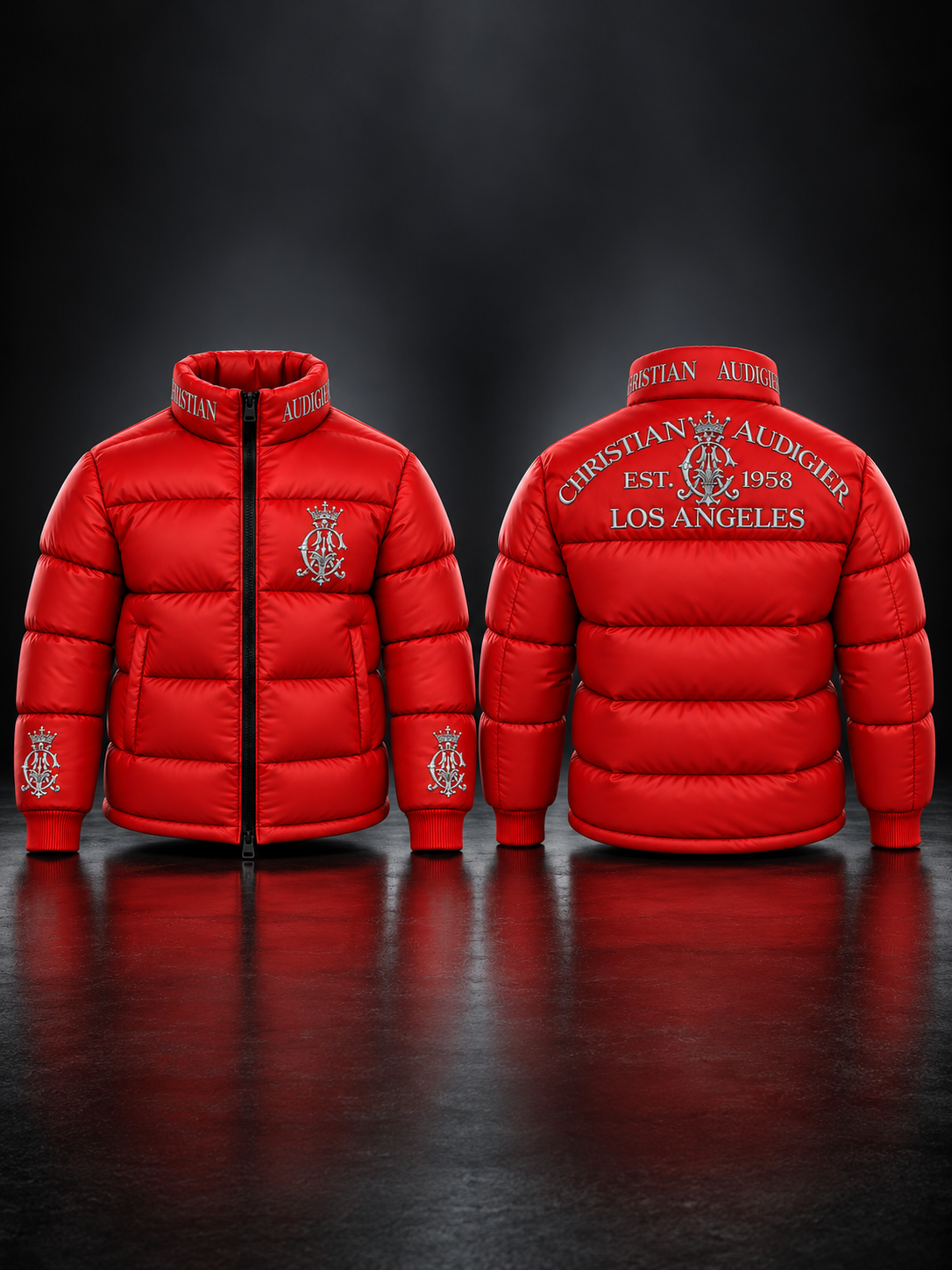 Doudoune Royal Crest Rouge 3