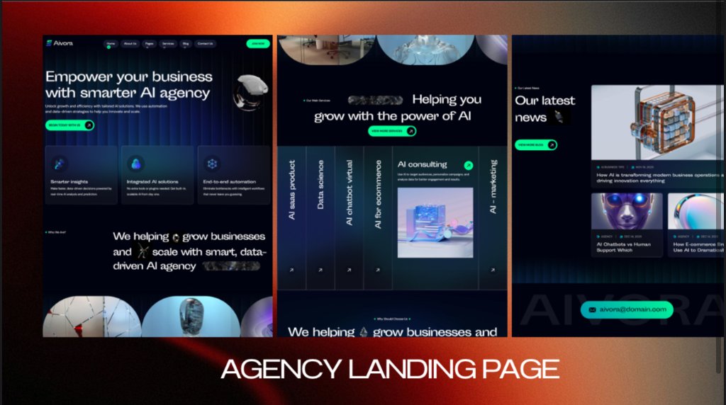 Agency Landing Page