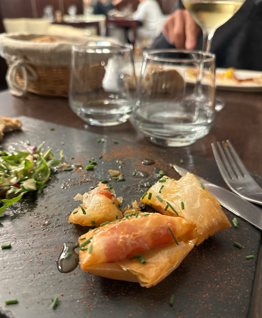 Entrée feuilletée