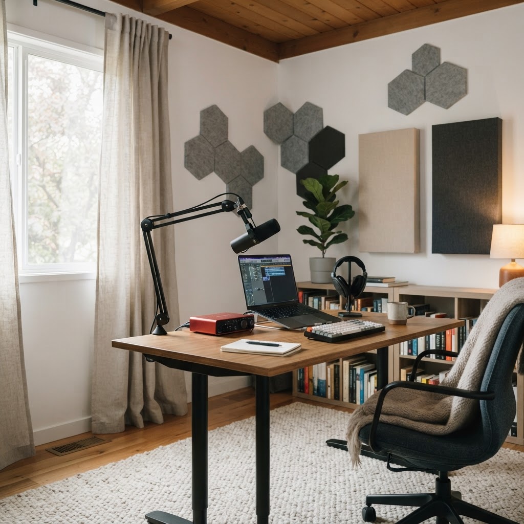Low-Cost Ways to Soundproof a Home Office for Recording