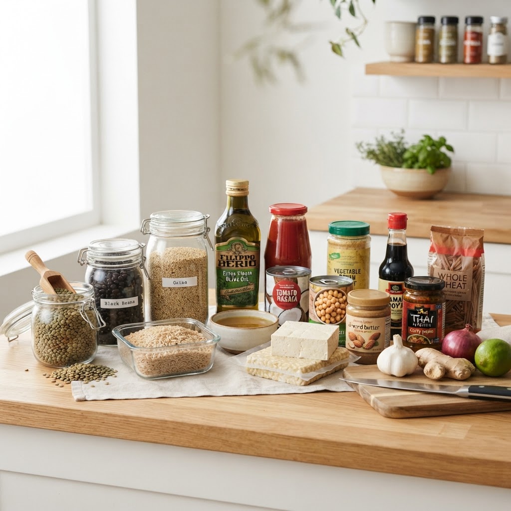 Best Plant-Based Pantry Staples for Quick 15-Minute Dinners