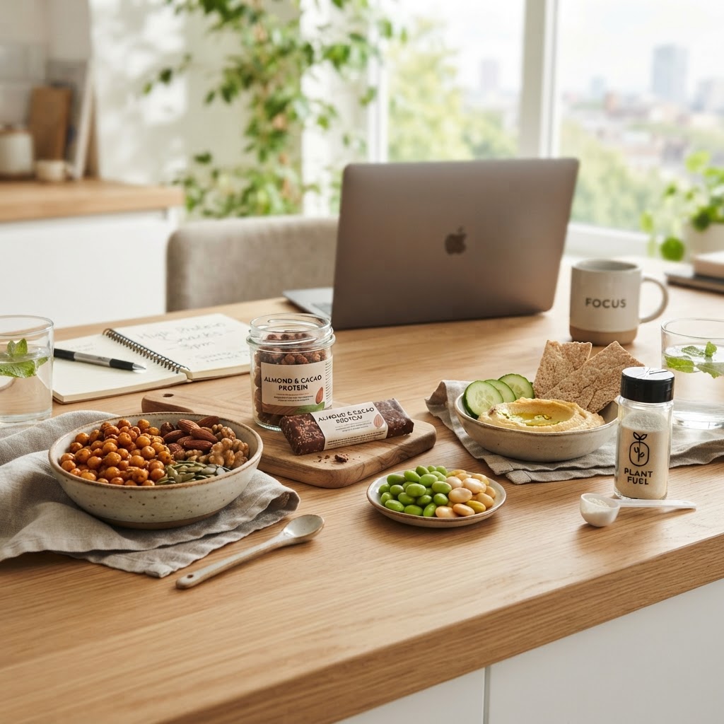 High Protein Plant Based Snacks for Busy Professionals