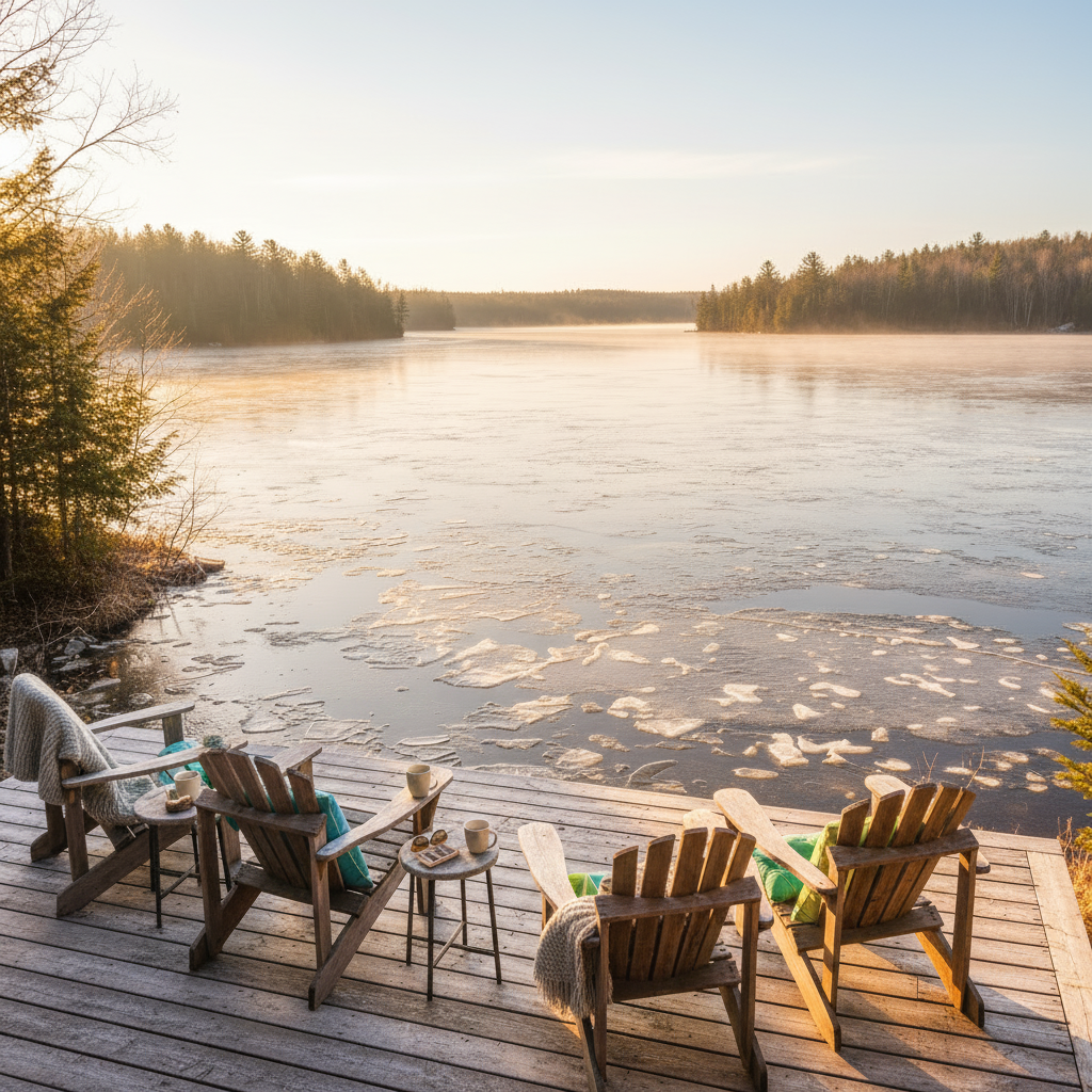 Encore un peu de glace sur le lac