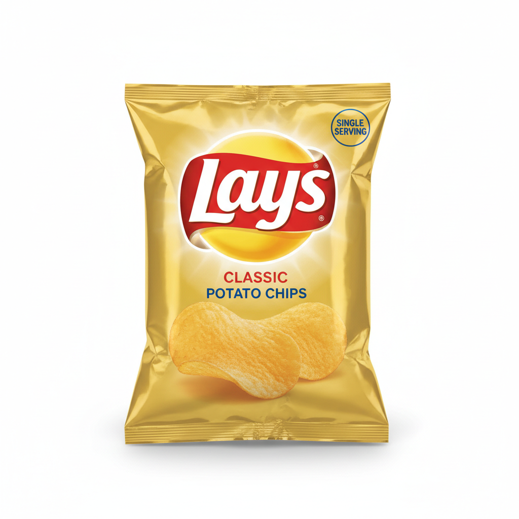 Lays - Classic salted potato chips, light and crispy available at Pickle Bites Hollywood FL