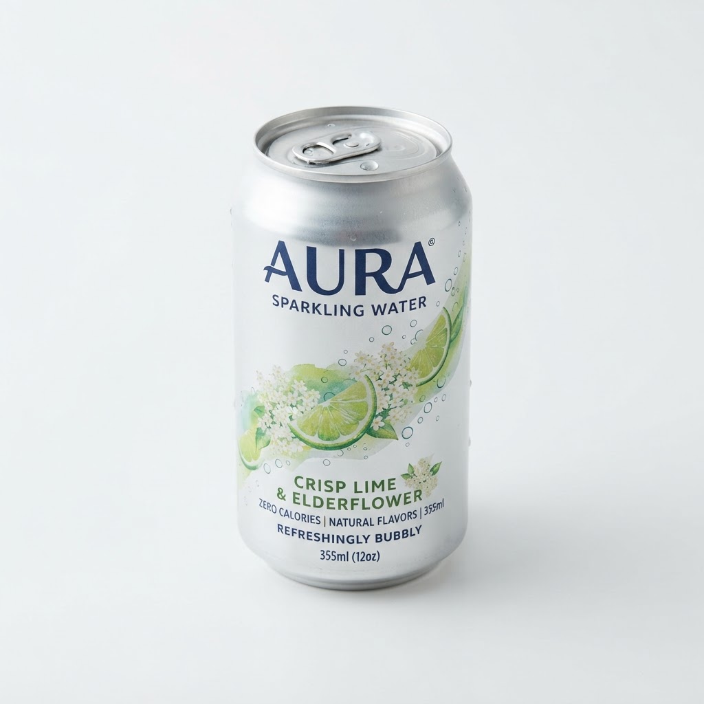 Sparkling Water - Refreshing sparkling water in a can, assorted flavors available at Pickle Bites Hollywood FL