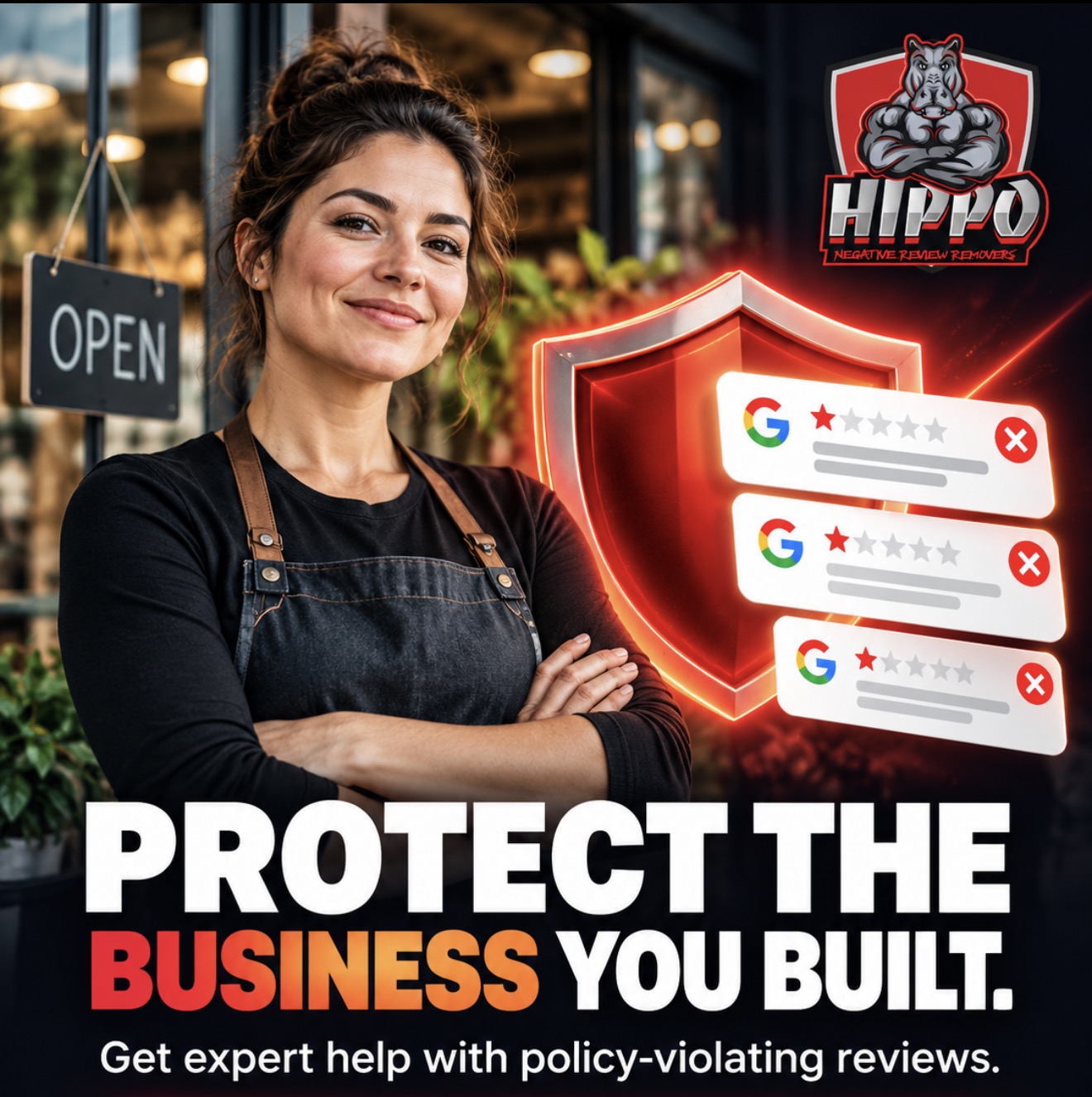 Protect the business you built — Hippo Shield negative review removers