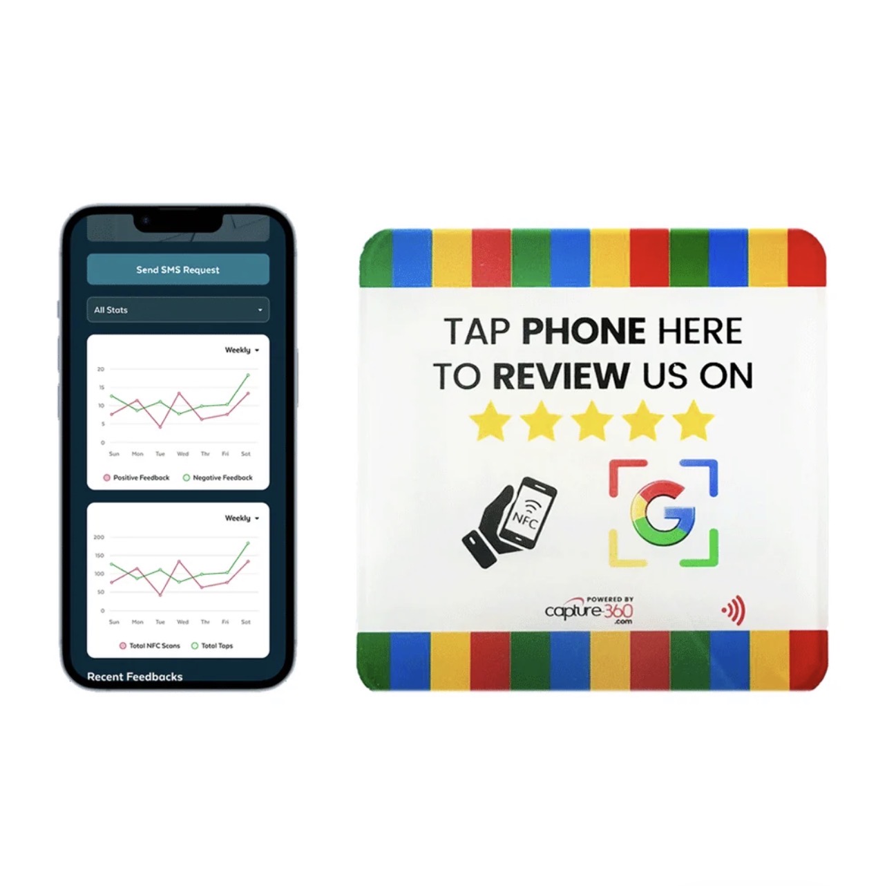 Google Review Plate