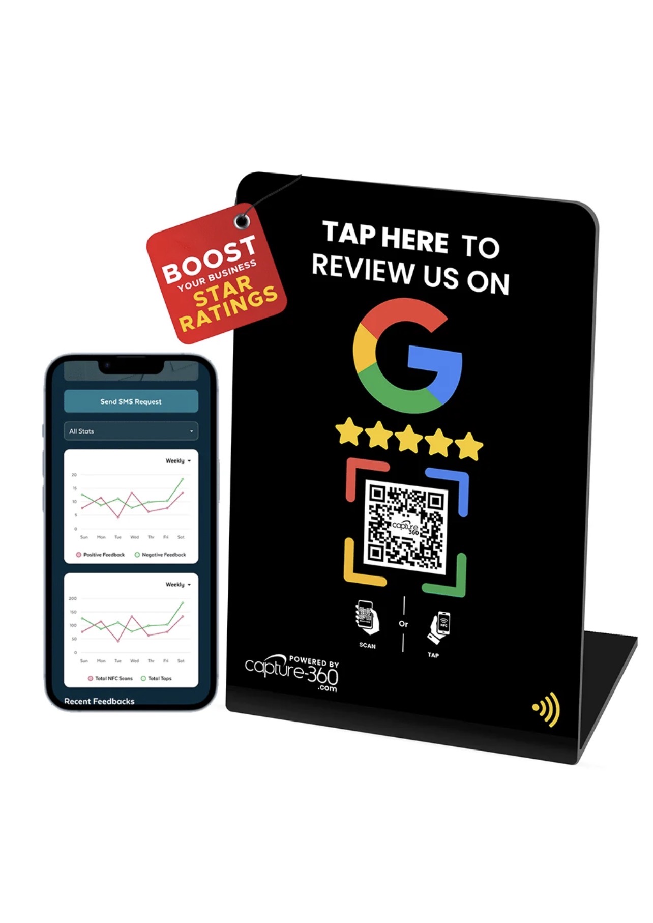 Google Review Stand