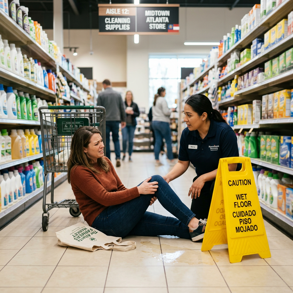 Walmart slip and fall settlement guide for Atlanta Georgia injury victims