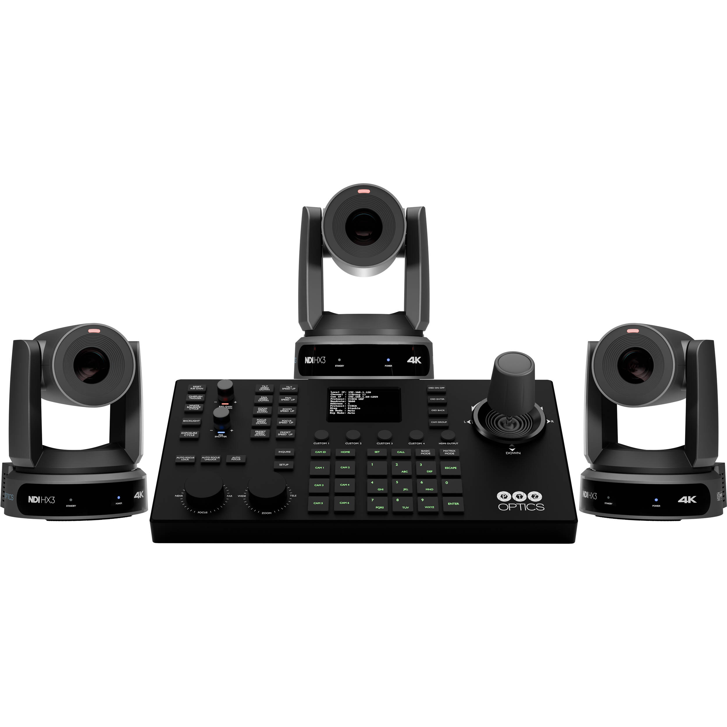 Three Cameras. One Seamless Production. 1