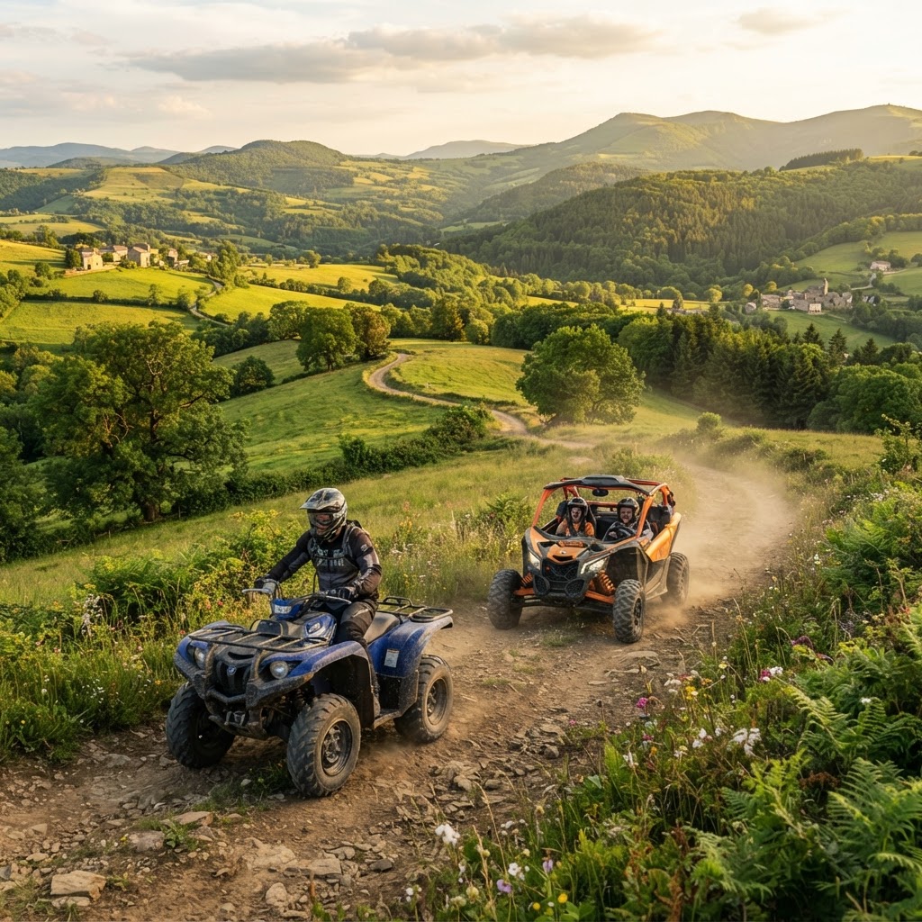 Découverte des chemins et parcours en Haute-Loire pour vos motos, quads et SSV