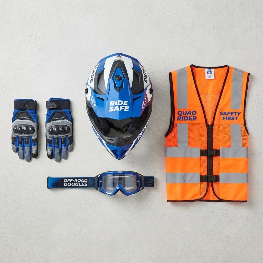 Les équipements obligatoires pour rouler en quad ou SSV