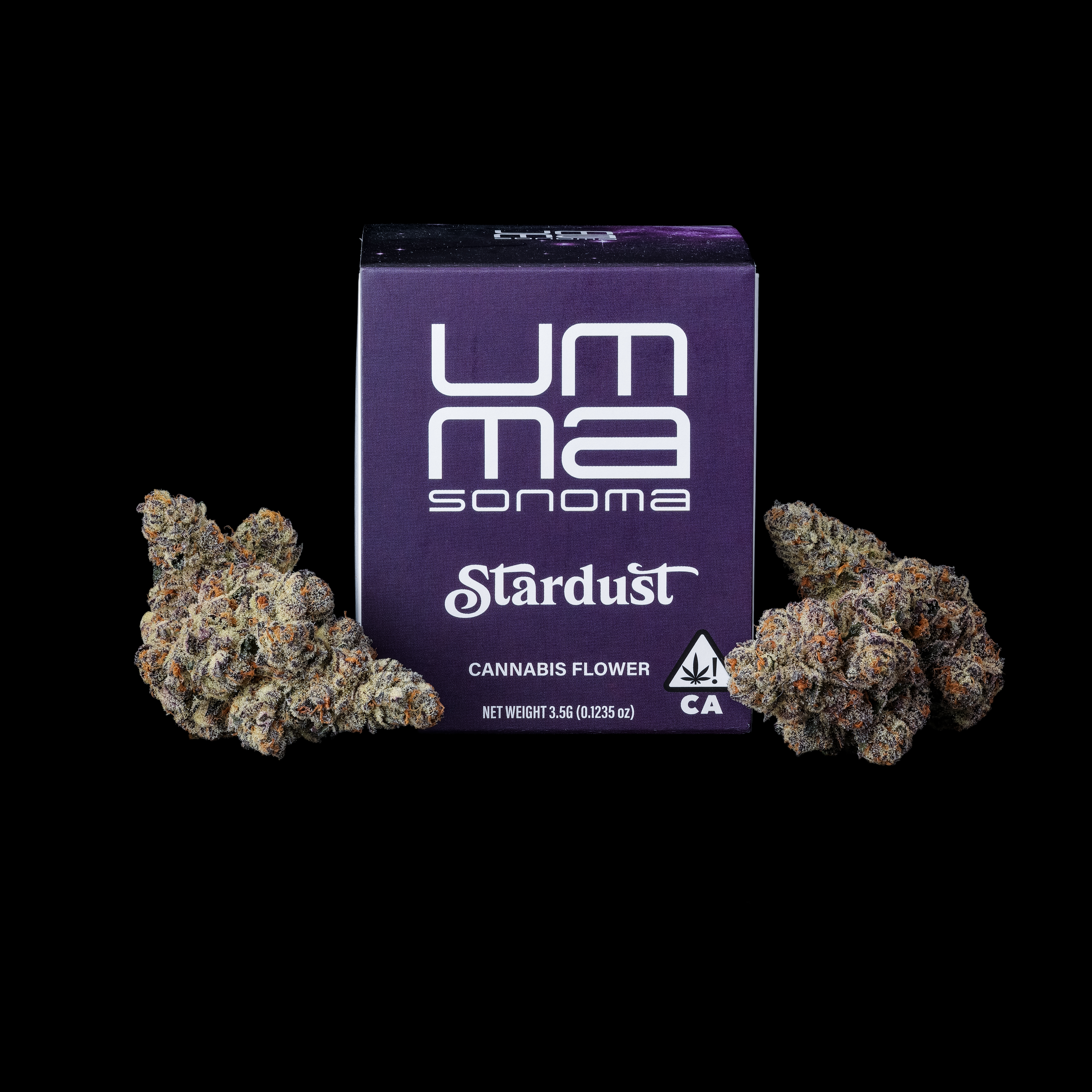 Stardust packaging and flower