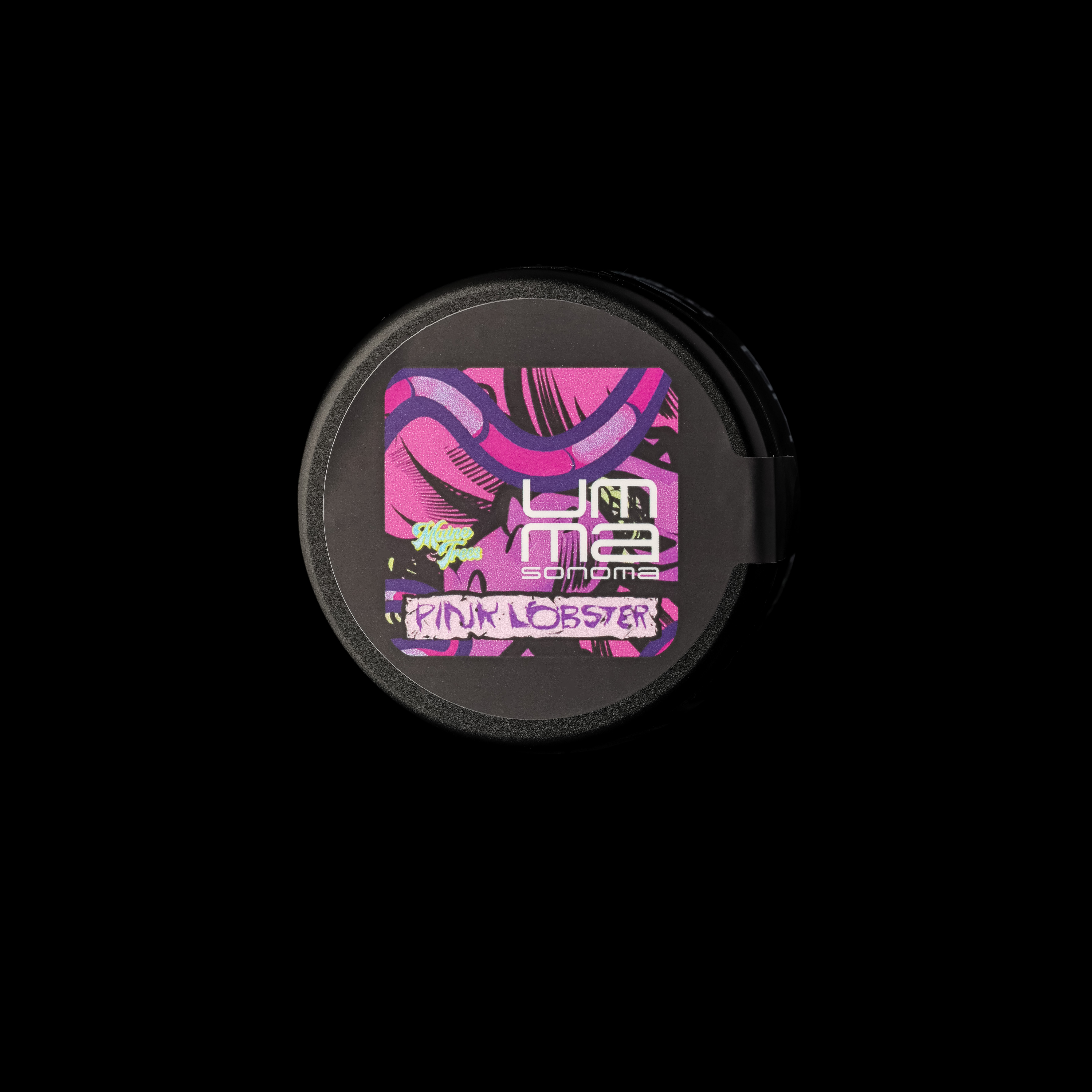Pink Lobster jar lid detail
