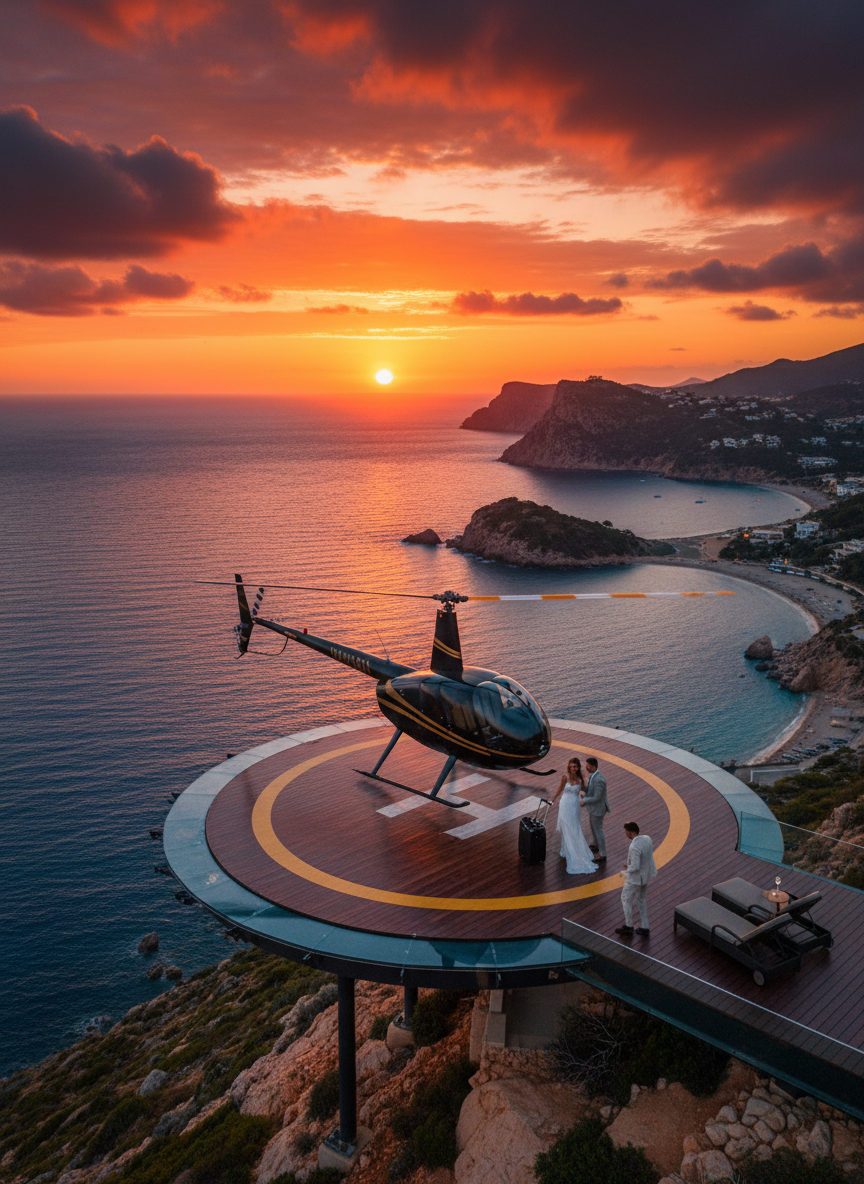 Helicóptero en Ibiza - Elite Force Services