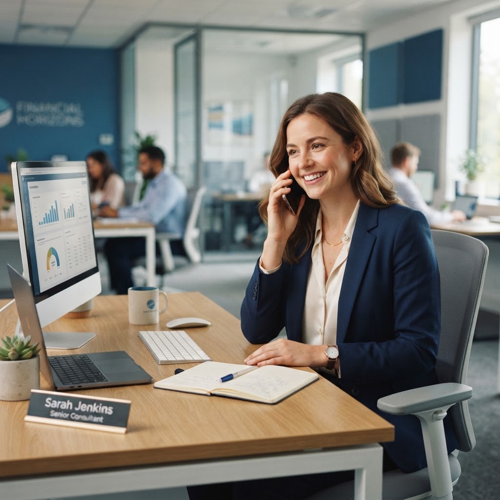 Persoonlijke specialist in gesprek met klant