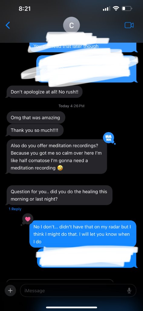 Client testimonial