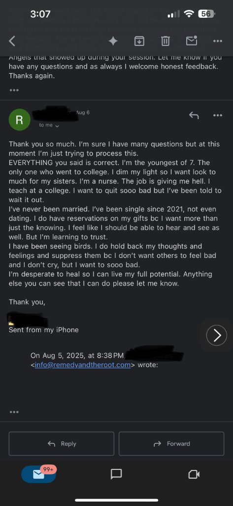 Client testimonial