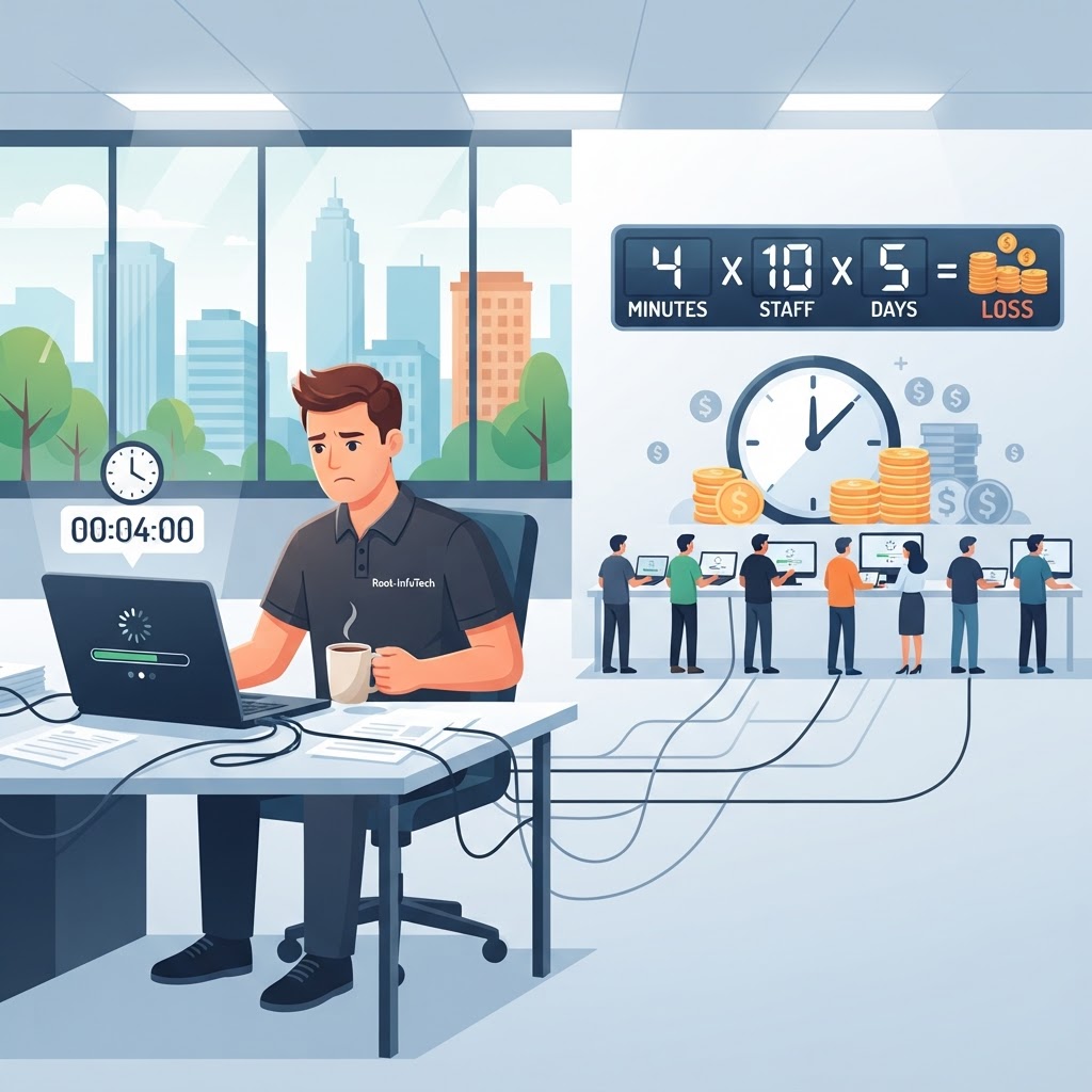 The 'Four-Minute' Startup: Why Your Staff’s Slow Computers Are Costing You More Than You Think