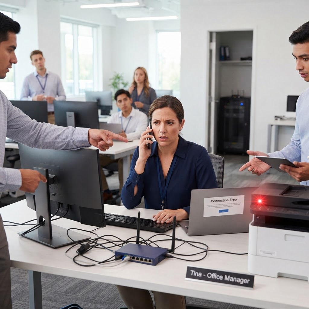 The 'Tina' Problem: Why Your Office Manager Shouldn't Be Your IT Department