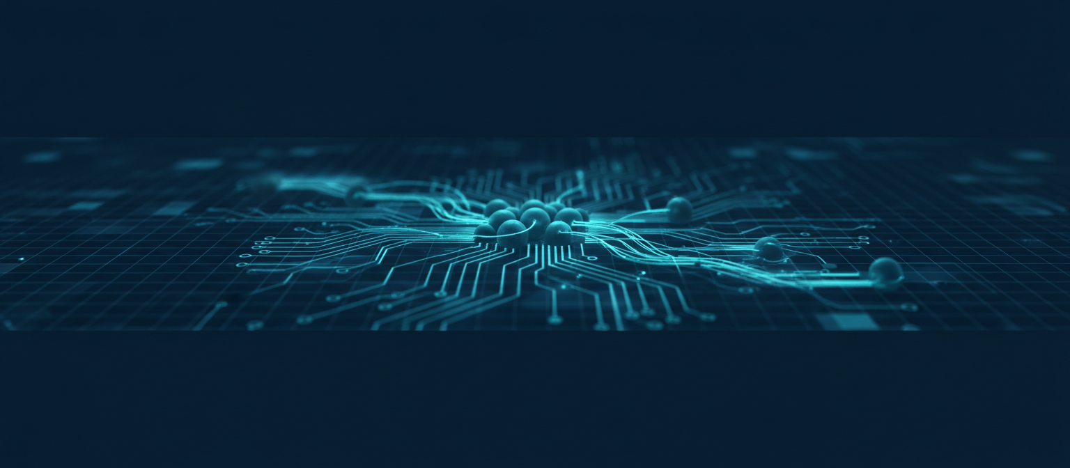 Technology network background