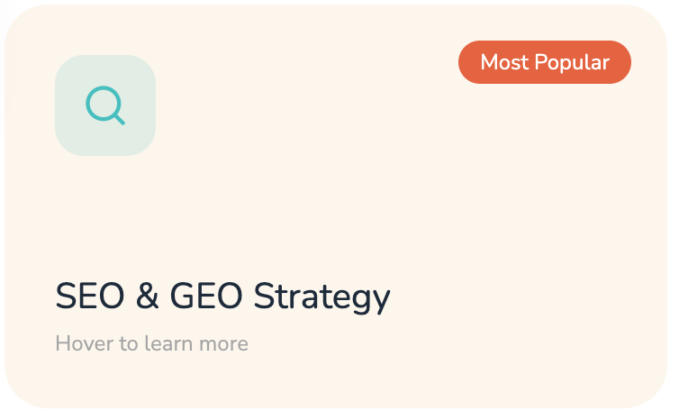 SEO & GEO Strategy
