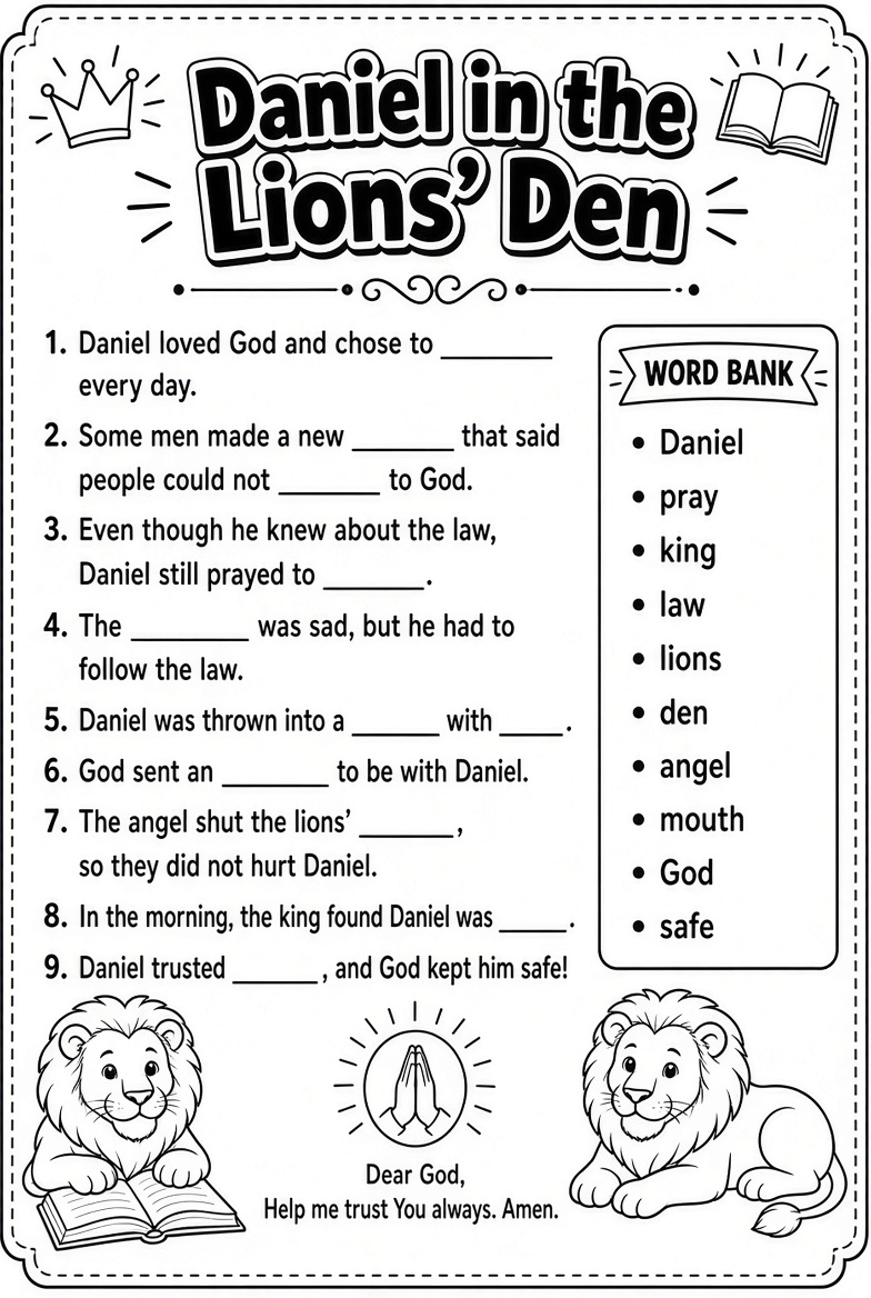 Daniel in the Lions' Den