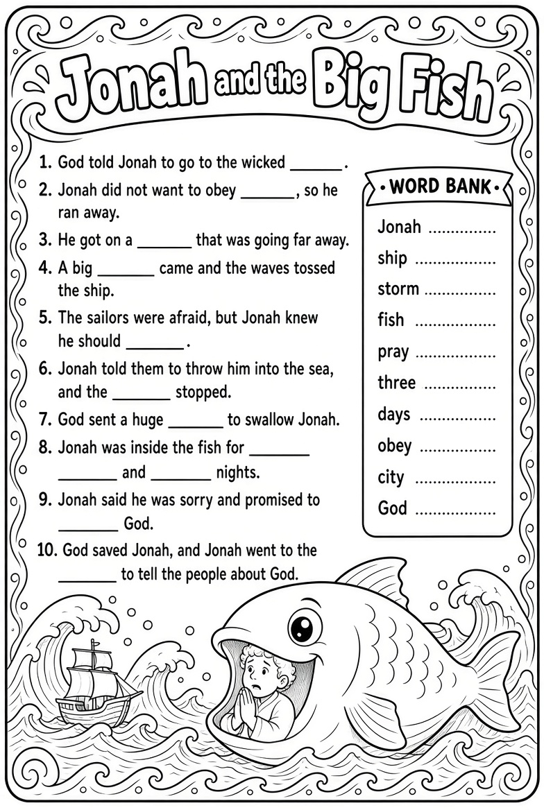 Jonah and the Big Fish