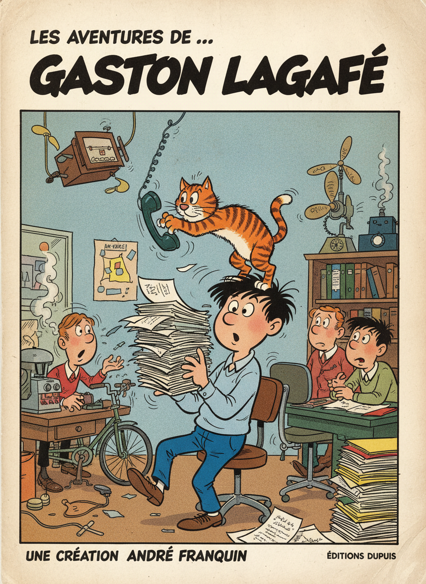 Gaston Lagaffe — Affiche Promo Dupuis