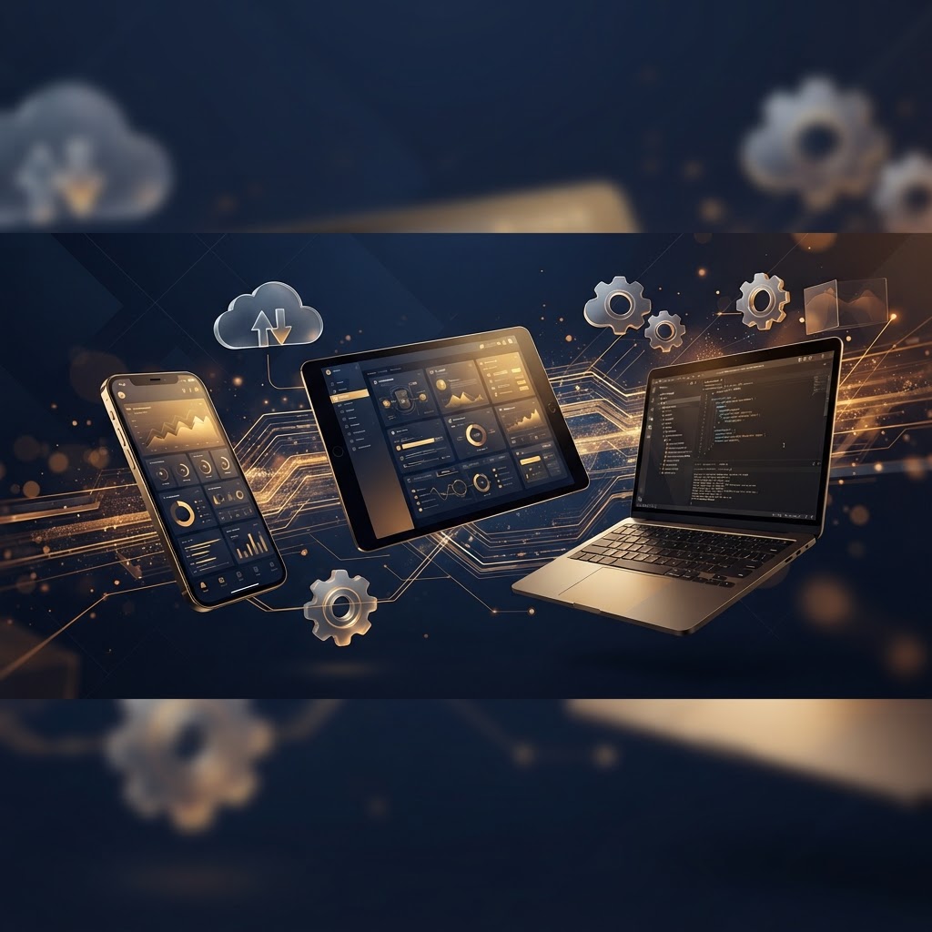 Aplicativos mobile, web e nuvem