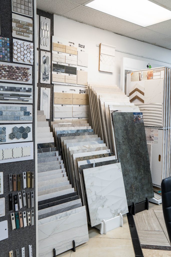 Mosaic tile wall display
