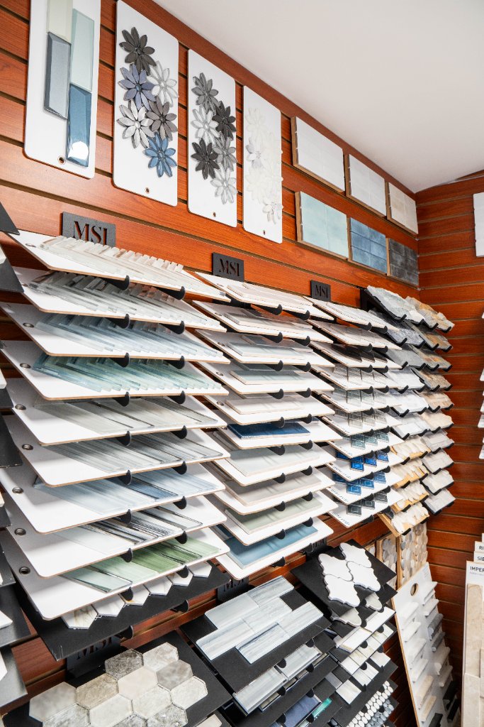 Inside the showroom
