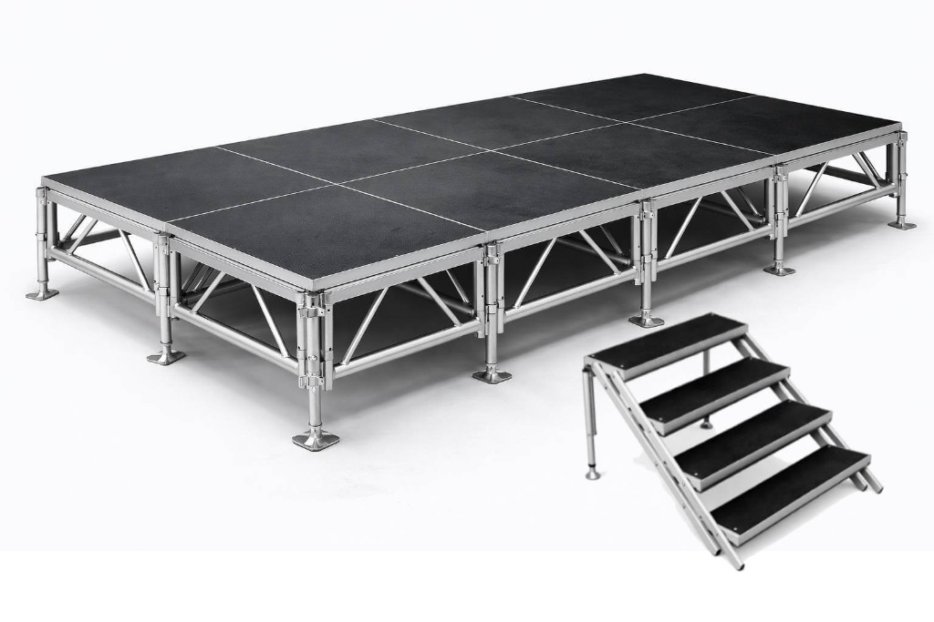 8' × 16' Stage Kit — Stairs