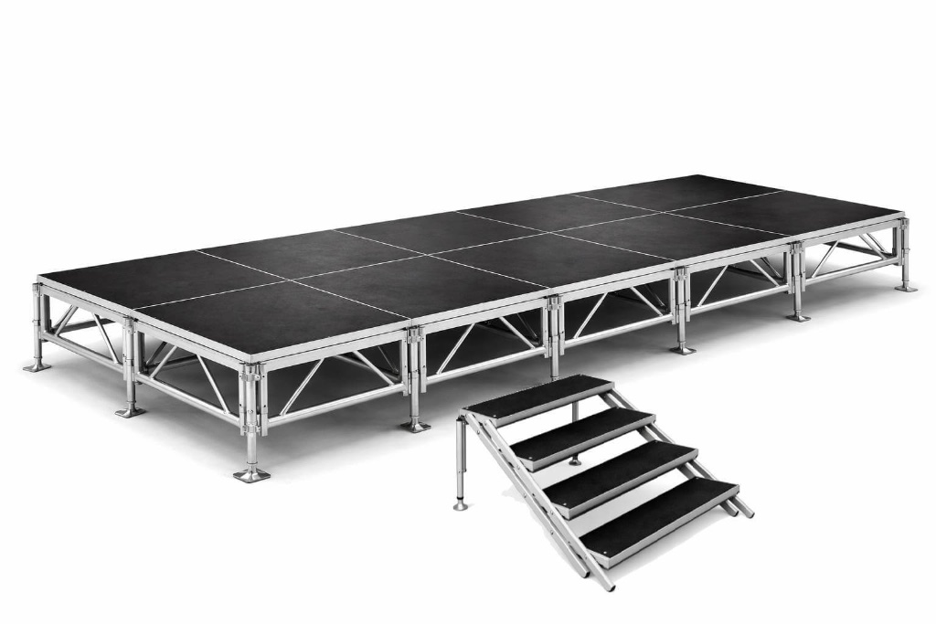 8' × 20' Stage Kit — Stairs